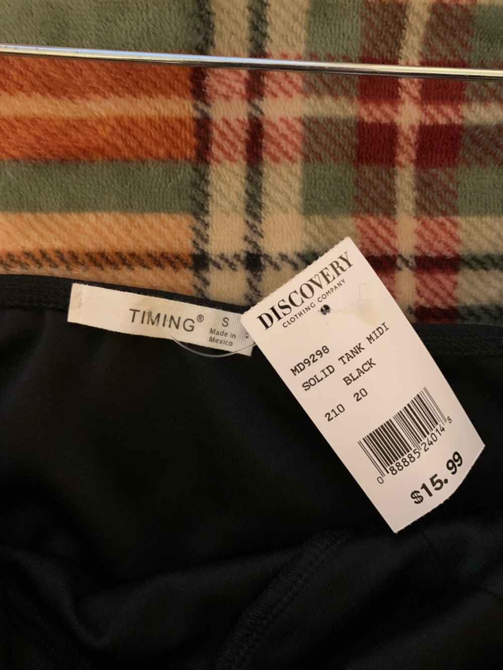 NWT Timing Tank MIDI Black Dress - Picture 5 of 5